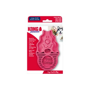 KONG ZOOMGROOM RASSBERRY LARGE