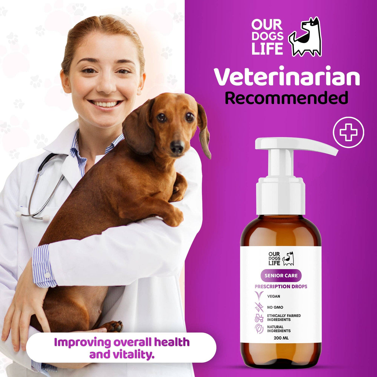 OURPETSLIFE SUPLEMENT DLA STARSZYCH PSÓW