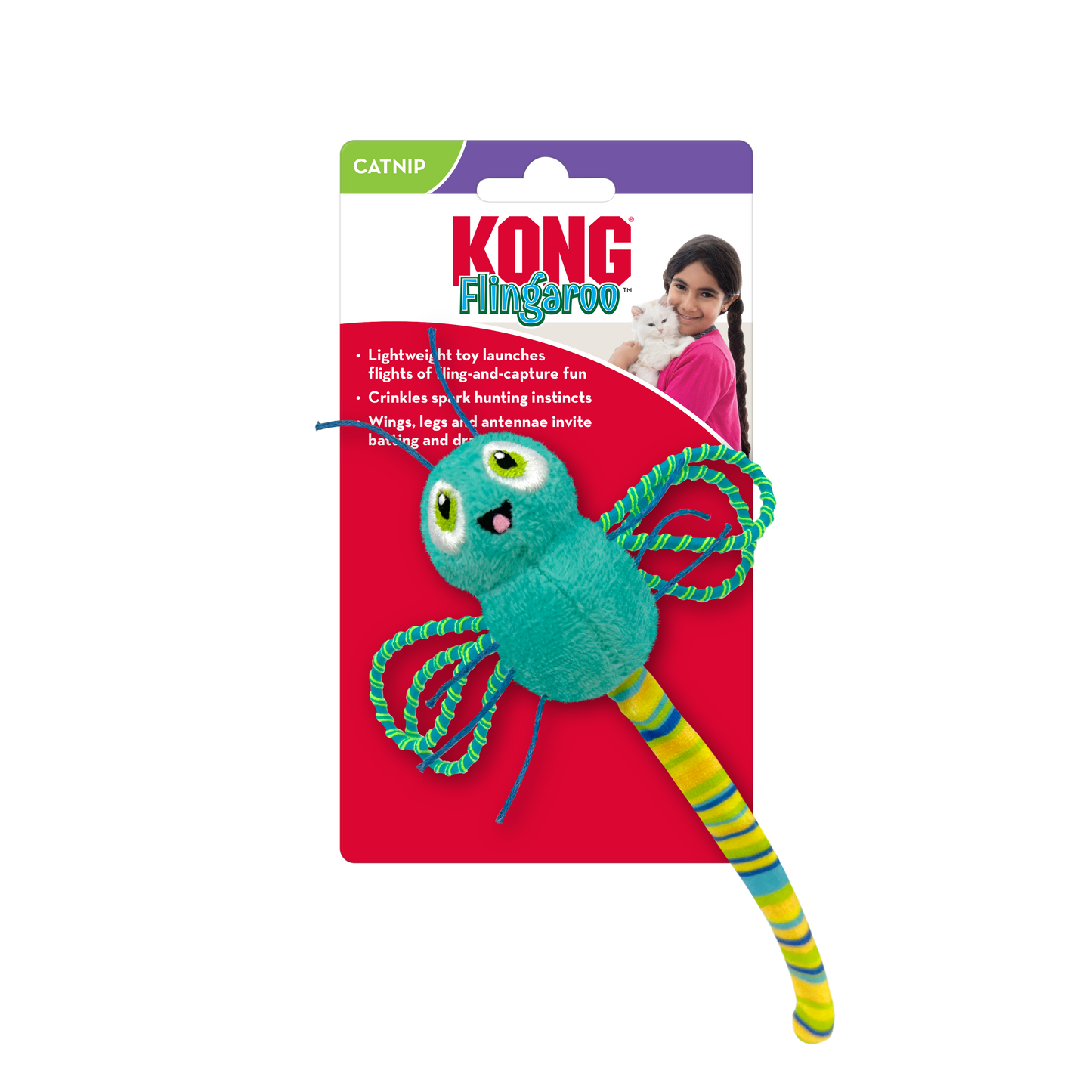 KONG FLINGAROO DRAGONFLY ASSORTED EU