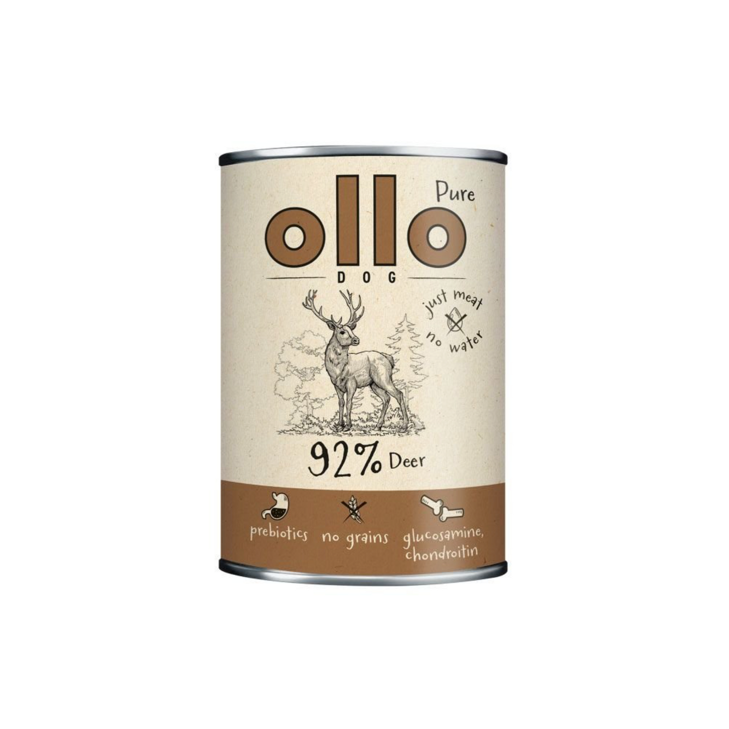 OLLO PURE MOKRA KARMA DLA PSA JELEŃ 400G