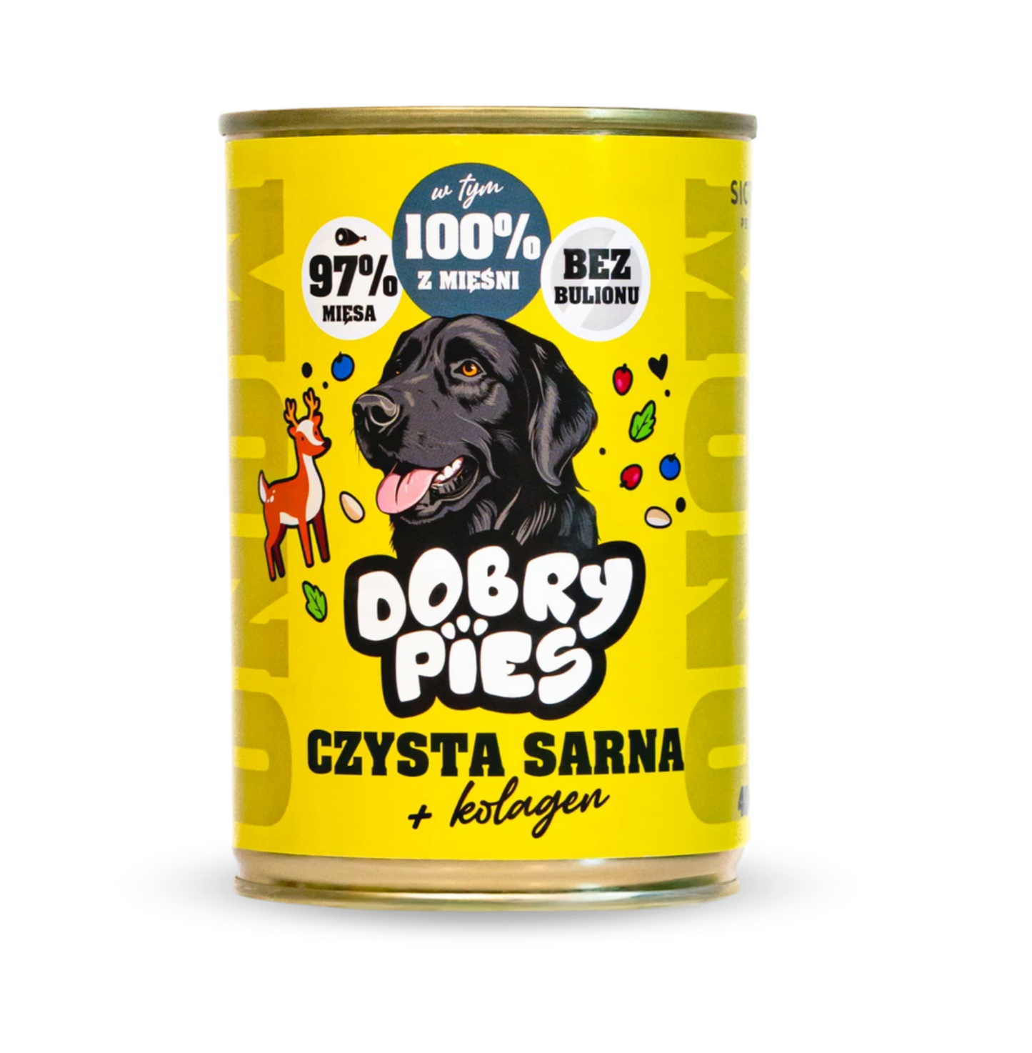 DOBRY PIES MONO MOKRA KARMA DLA PSA CZYSTY SARNA 400g