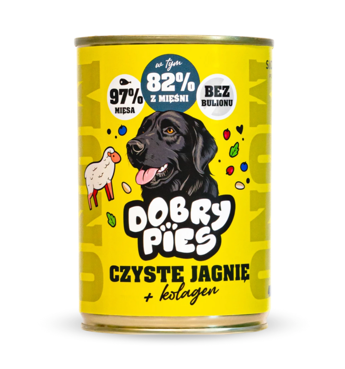 DOBRY PIES MONO MOKRA KARMA DLA PSA CZYSTE JAGNIĘ 400g