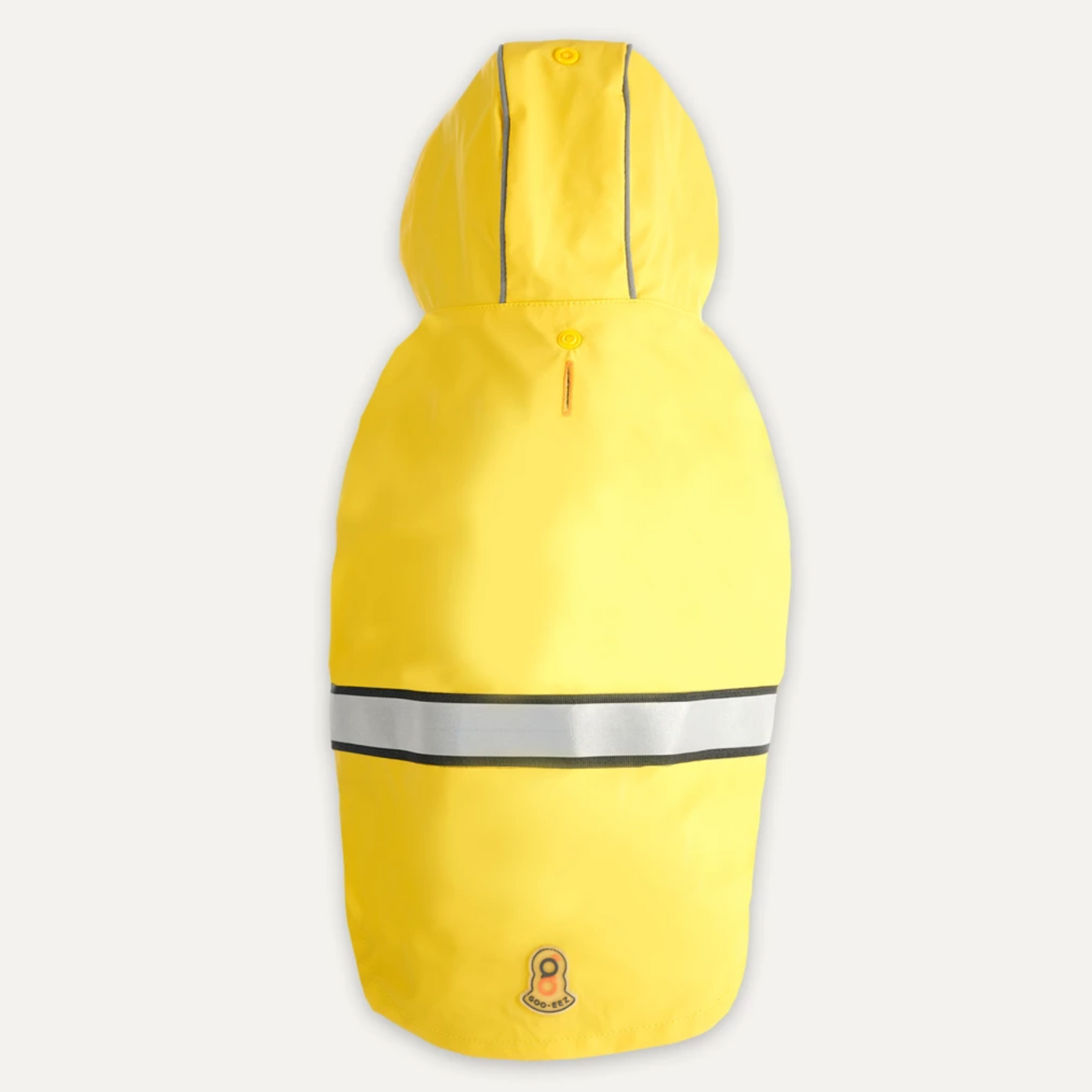 GOOEEZ REFLECTIVE HOODED RAINCOAT XS YELLOW/GREY - PŁASZCZYK DLA PSIAKA