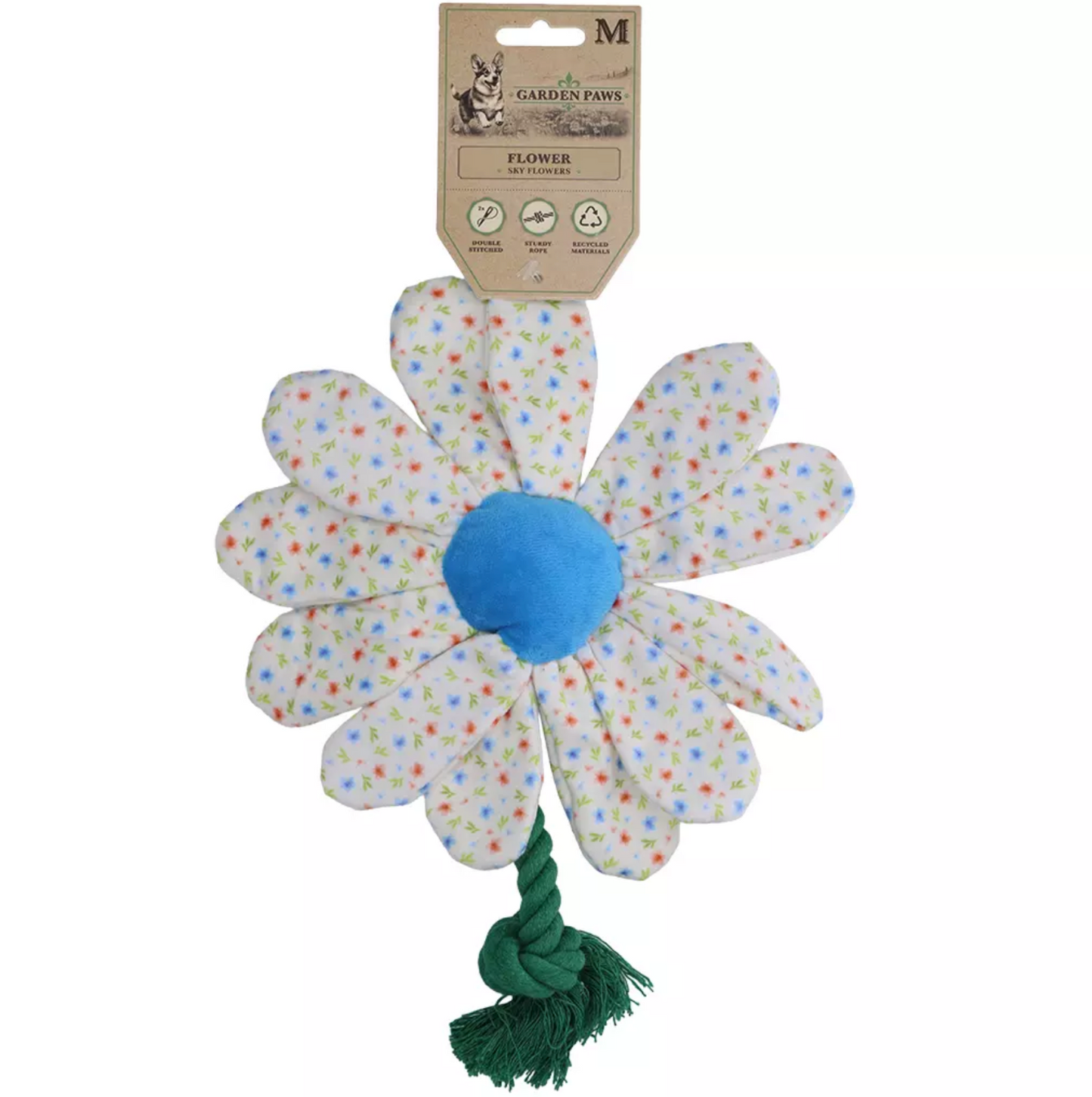 GARDEN PAWS FLOWER SKY FLOWERS M - ZABAWKA DLA PSIAKA