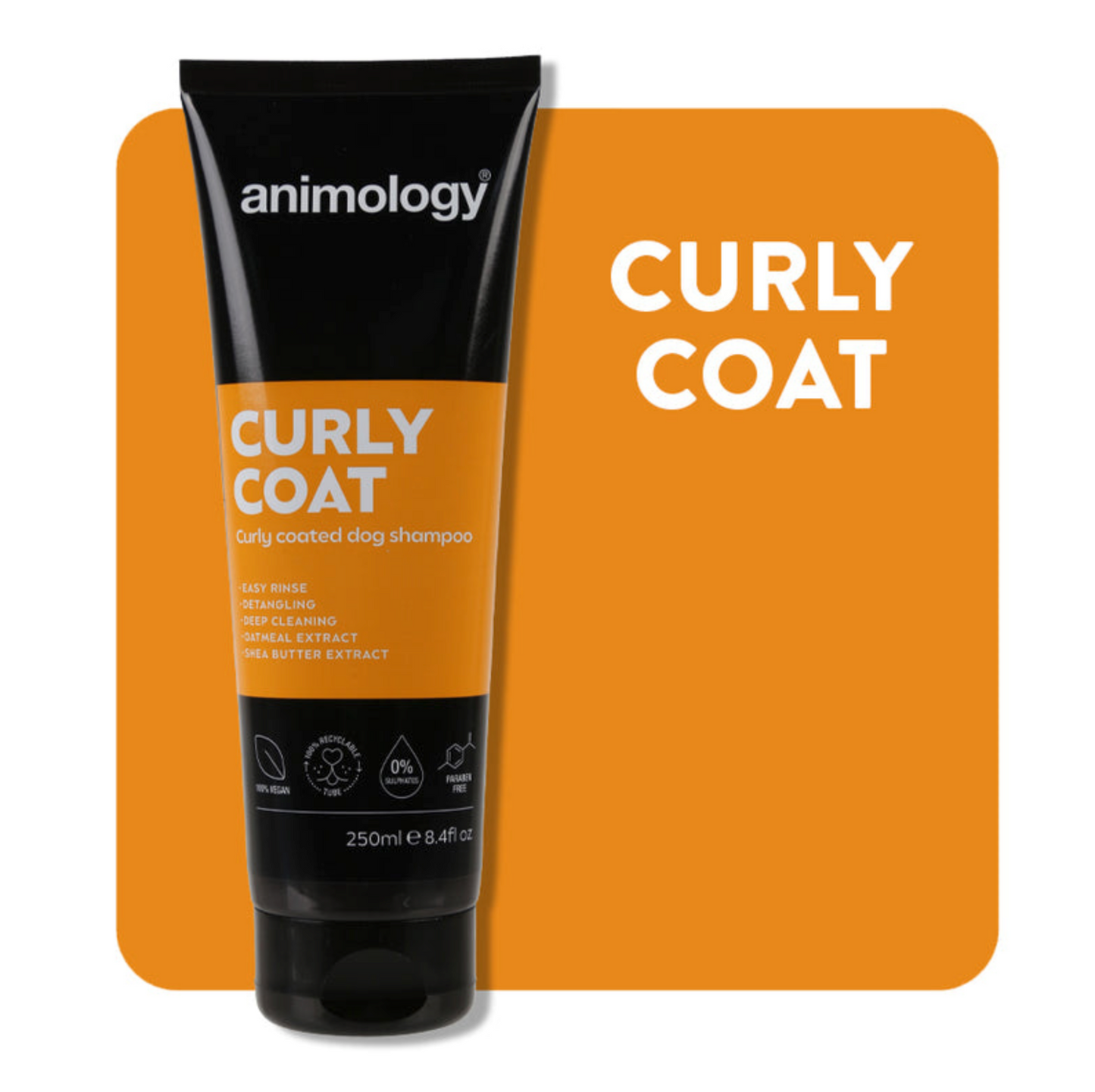 ANIMOLOGY CURLY COAT SHAMPOO 250ML - SZAMPON DO KRĘCONEJ SIERŚCI