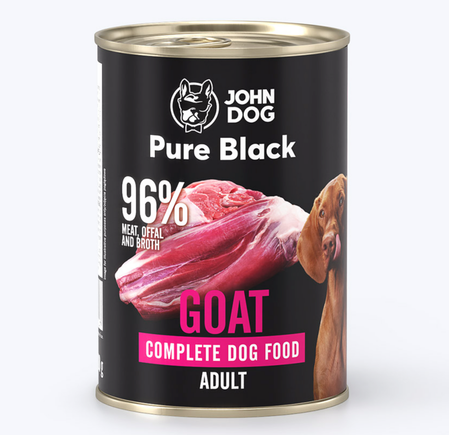 JOHN DOG PURE BLACK MOKRA KARMA DLA PSA KOZINA 400 G