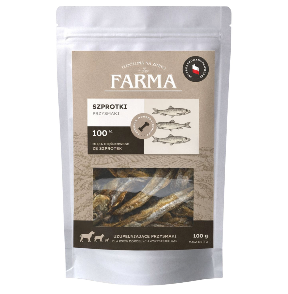 FARMA SZPROTKI SUSZONE 100G