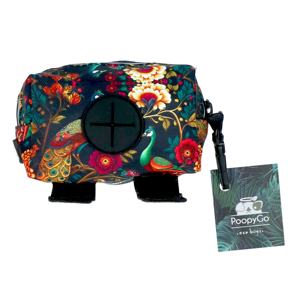 POOPYGO POOP BAG DISPENSER PEACOCK (RED)