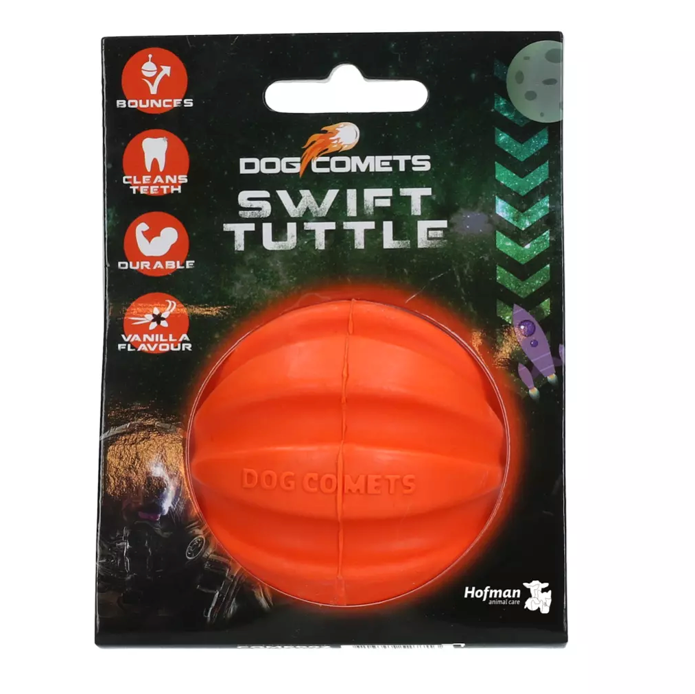 DOG COMETS BALL METEORITE ORANGE