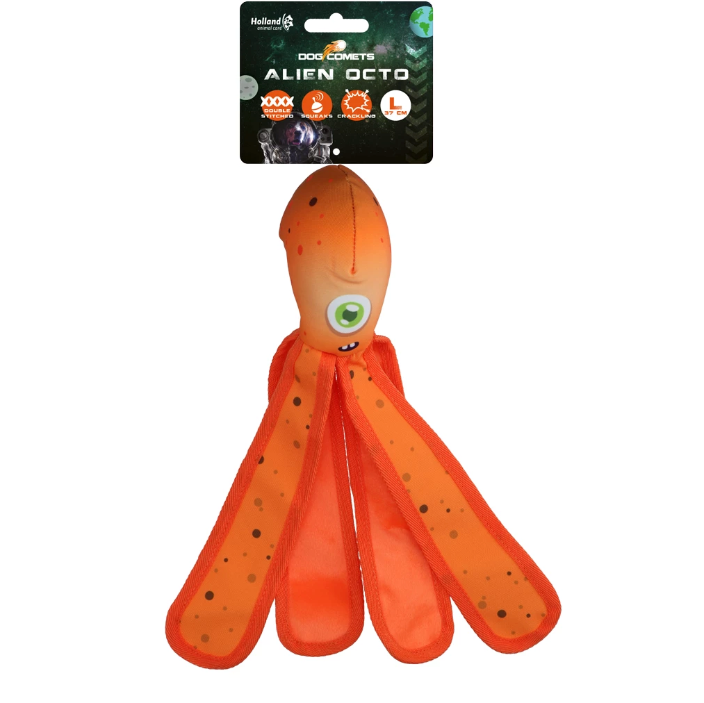 DOG COMETS ALIEN OCTO ORANGE L
