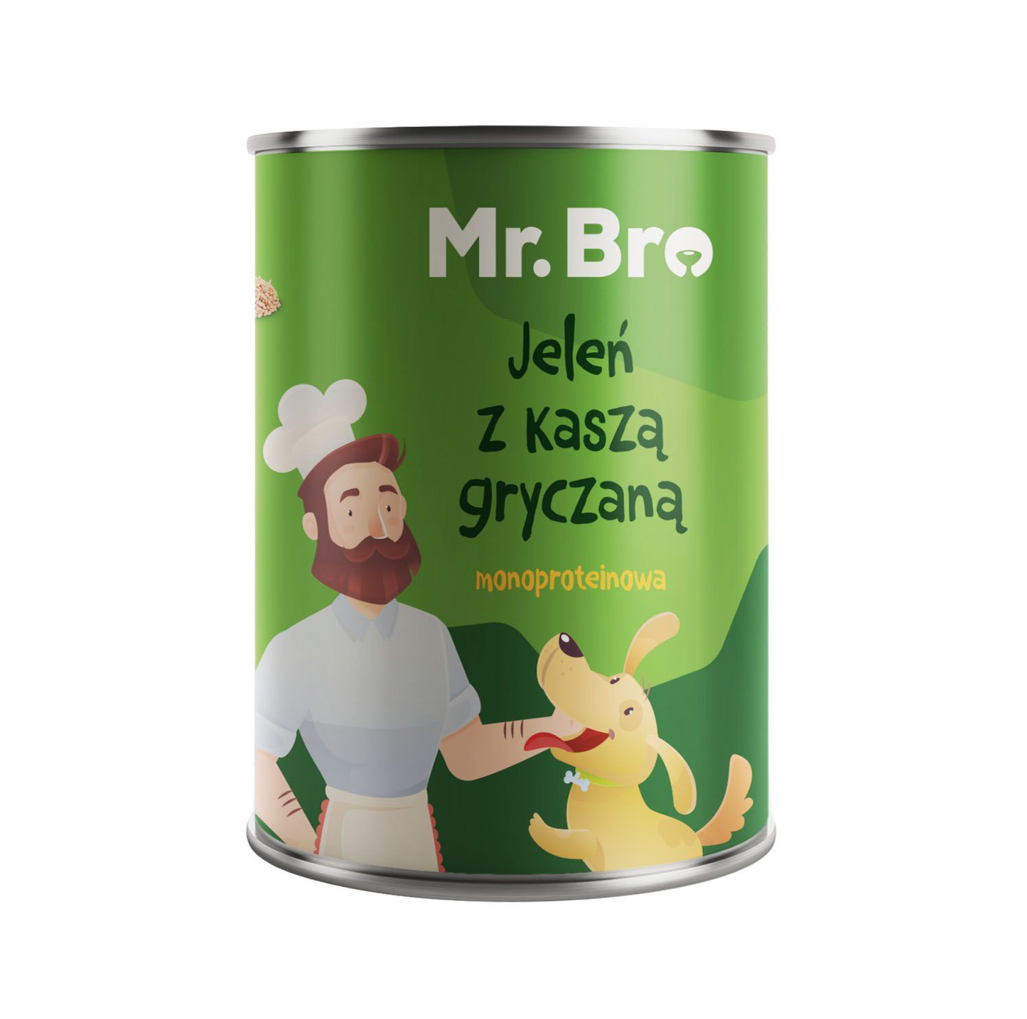 MR BRO MOKRA KARMA PIES JELEŃ Z KASZĄ GRYCZANĄ 400G