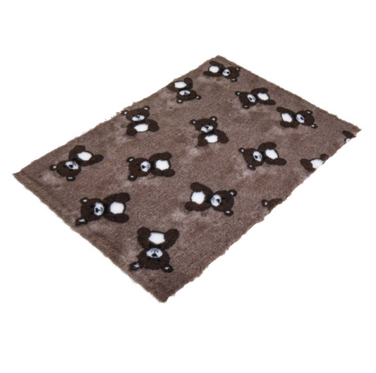 BUBA DRY BED 100X75CM LATTE MISIE BRĄZOWE