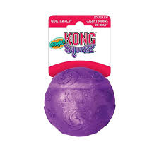 KONG SQUEEZZ CRACKLE BALL ASSORTED L