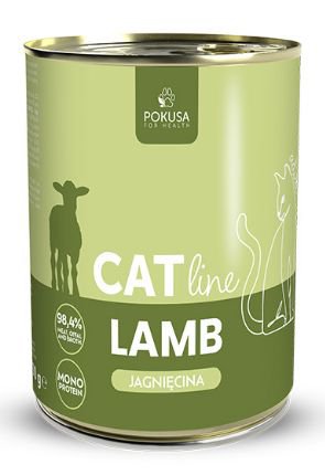 POKUSA CAT LINE MOKRA KARMA DLA KOTA LAMB 400G