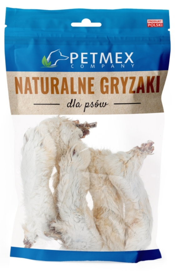 PETMEX ŁAPKI KRÓLICZE Z FUTREM 100G