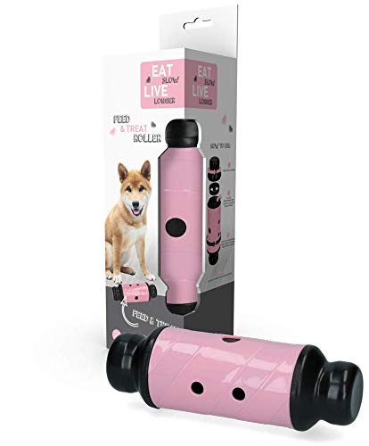 EAT SLOW LIVE LONGER FEED AND TREAT L PINK