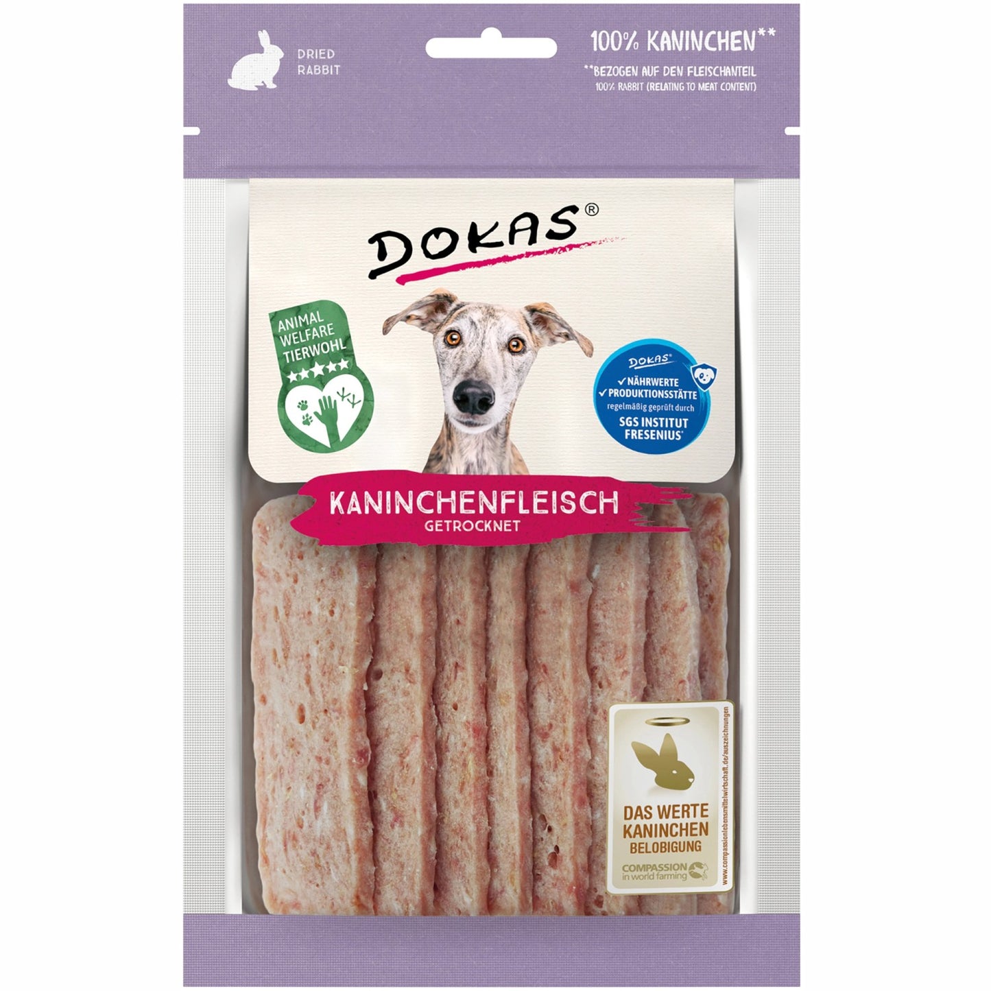 DOKAS KANINCHENFLEISCH GETROCKNET 70G