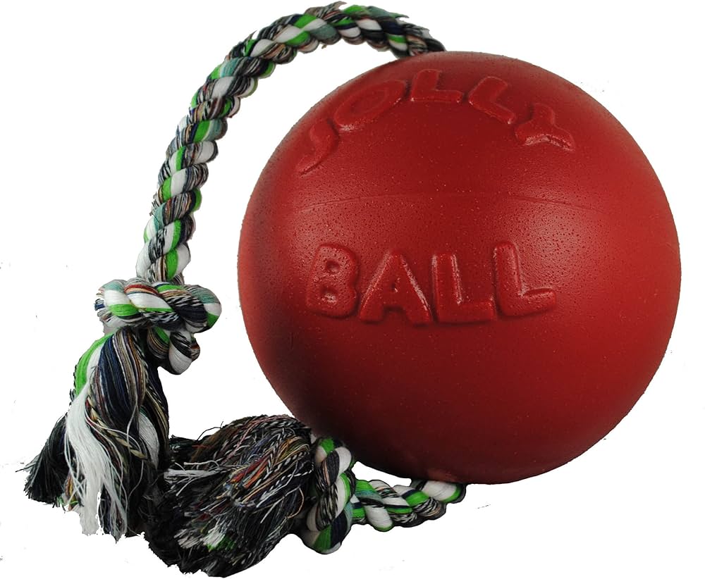JOLLY BALL ROMP-N-ROLL 10 CM RED