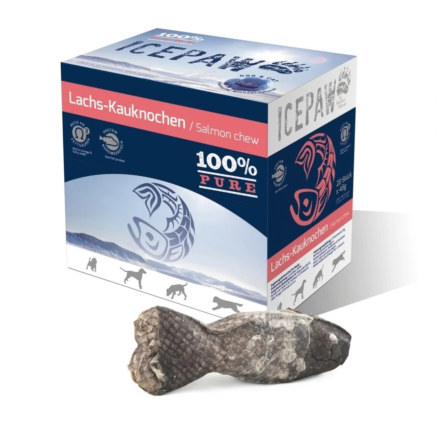 ICEPAW GRYZAK DLA PSA SALMON CHEW 45G