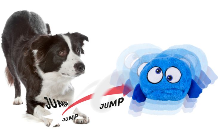 FLAMINGO JUMPING BALL BLUE