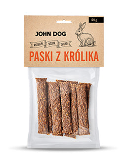 JOHN DOG PRZYSMAKI DLA PSA PASKI Z KRÓLIKA 150G