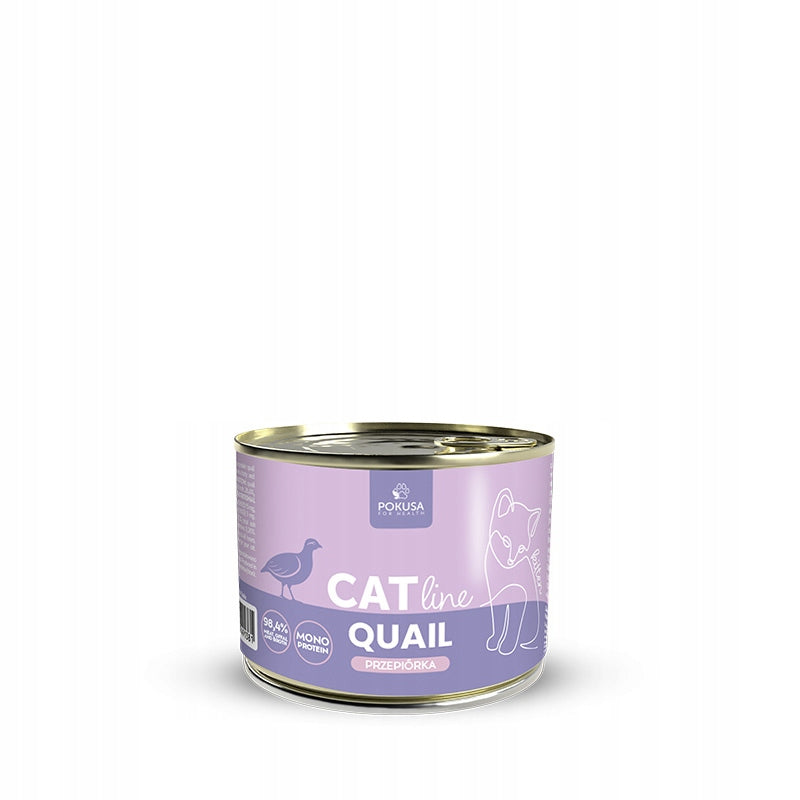 POKUSA CAT LINE KITTEN MOKRA KARMA DLA KOTA QUAIL 200G