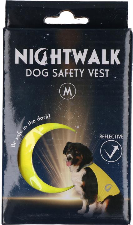 NIGHTWALK DOG SAFETY VEST YELLOW MEDIUM
