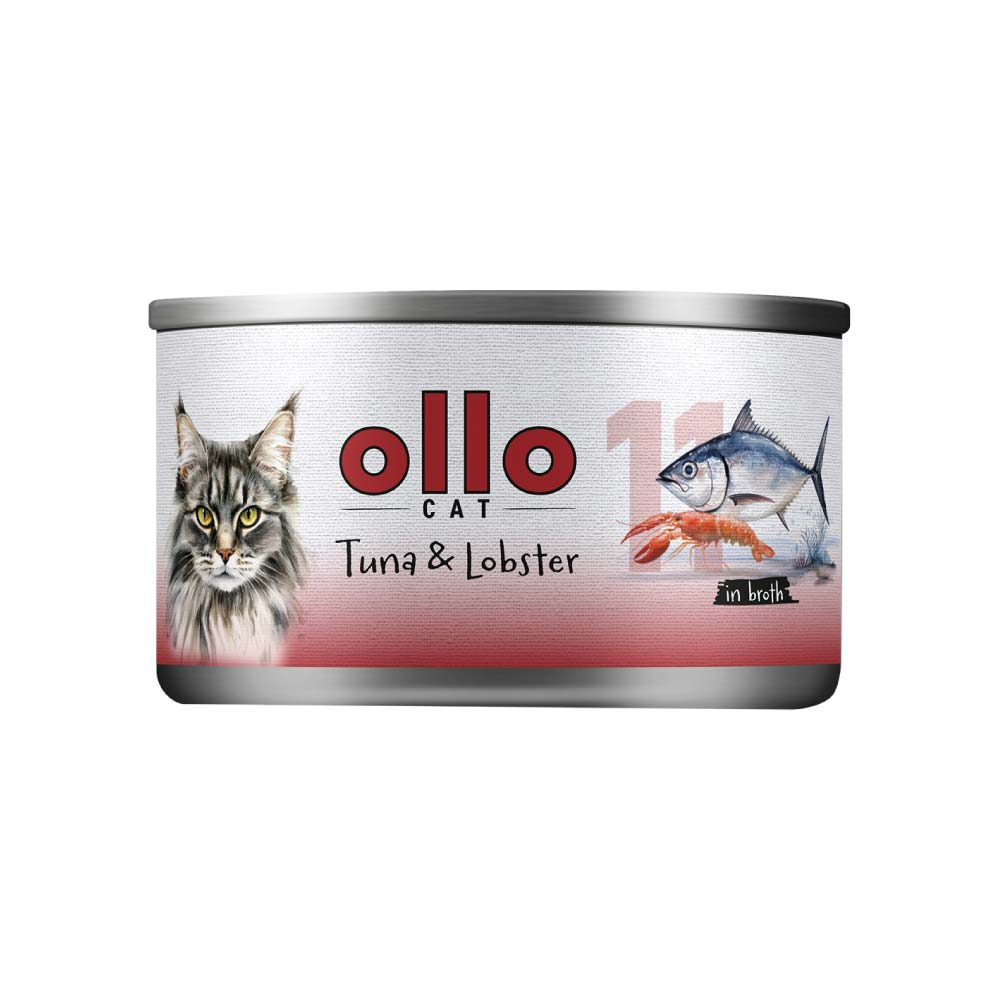 OLLO MOKRA KARMA KOT NR11 TUŃCZYK HOMAR 70G