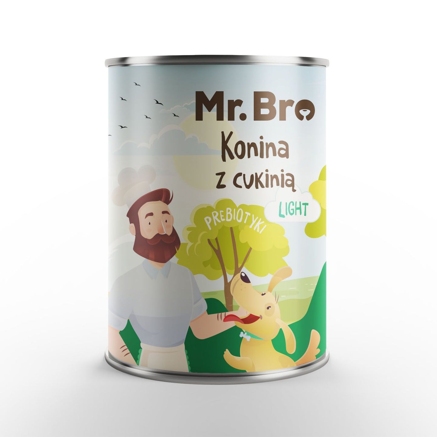 MR BRO MOKRA KARMA PIES LIGHT KONINA Z CUKINIĄ 400G