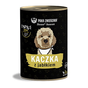 PAKA ZWIERZAKA SEVENTH HEAVEN MOKRA KARMA DLA PSA KACZKA Z JABŁKIEM 400G