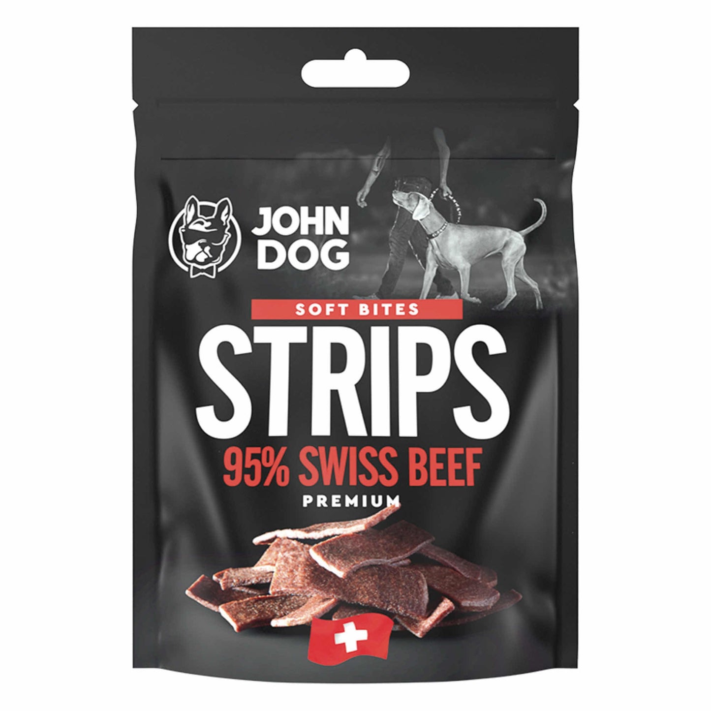 JOHN DOG PRZYSMAKI DLA PSA PASKI SOFT WOŁOWINA SZWAJCARSKA