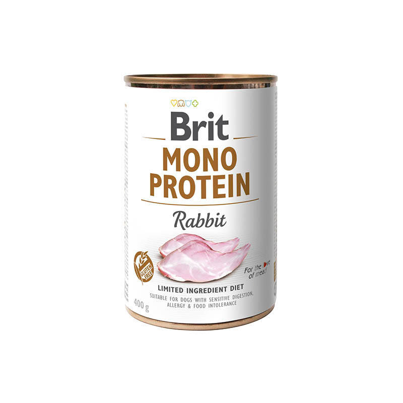 BRIT MONO MOKRA KARMA DLA PSA RABBIT 400G
