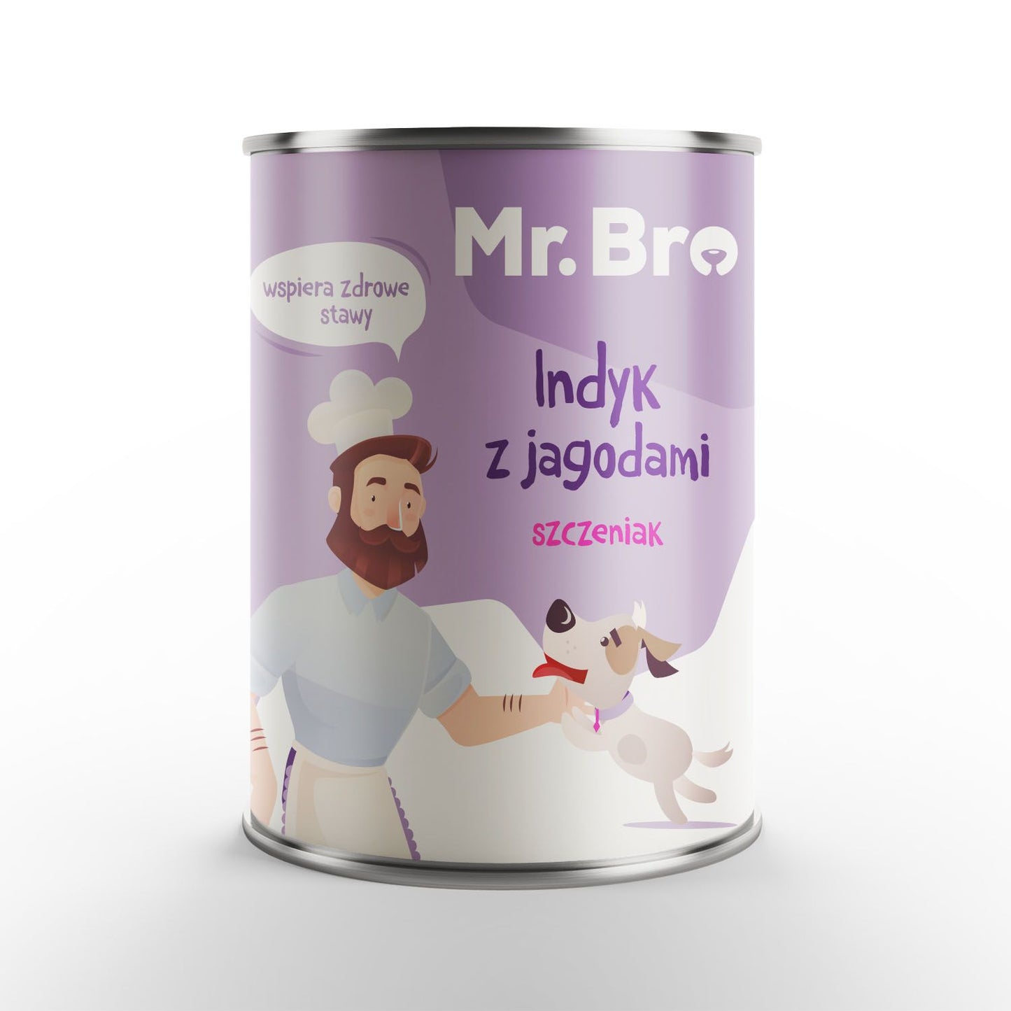 MR. BRO MOKRA KARMA DLA PSA INDYK Z JAGODAMI - SZCZENIAK 400G