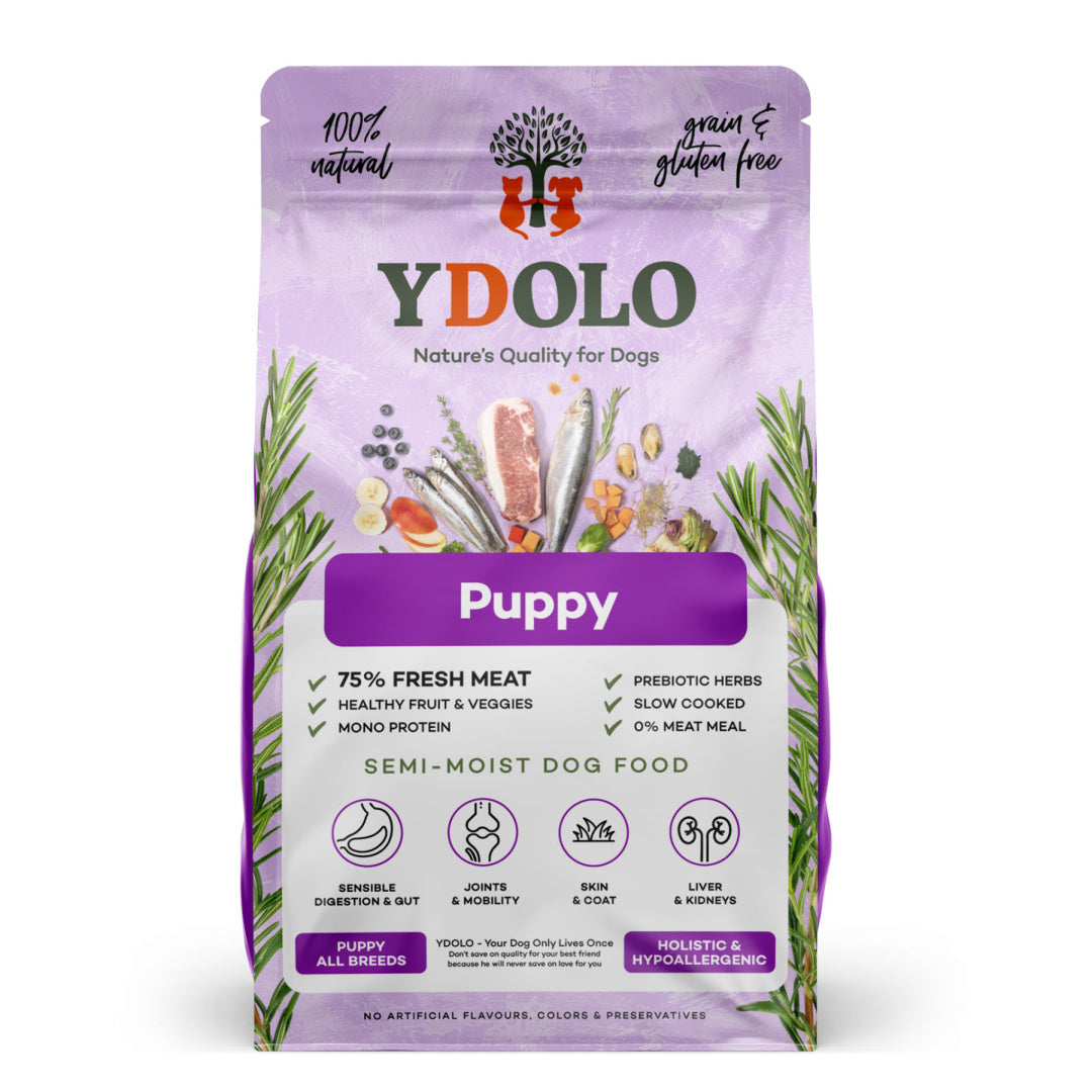 YDOLO PUPPY SUCHA KARMA DLA PSA IBERICO WILD FISH 10KG
