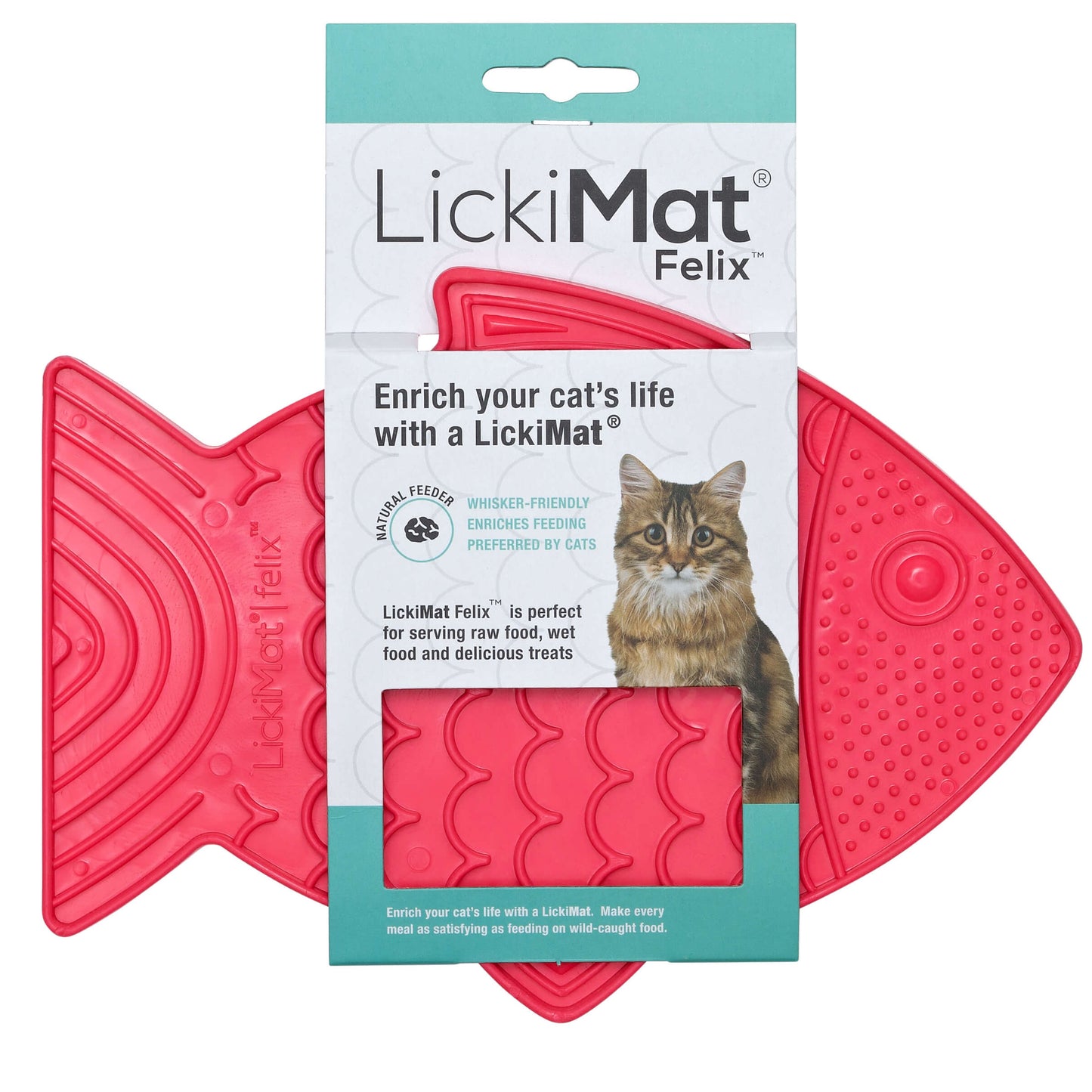LICKIMAT CLASSIC FELIX CAT RÓŻOWA
