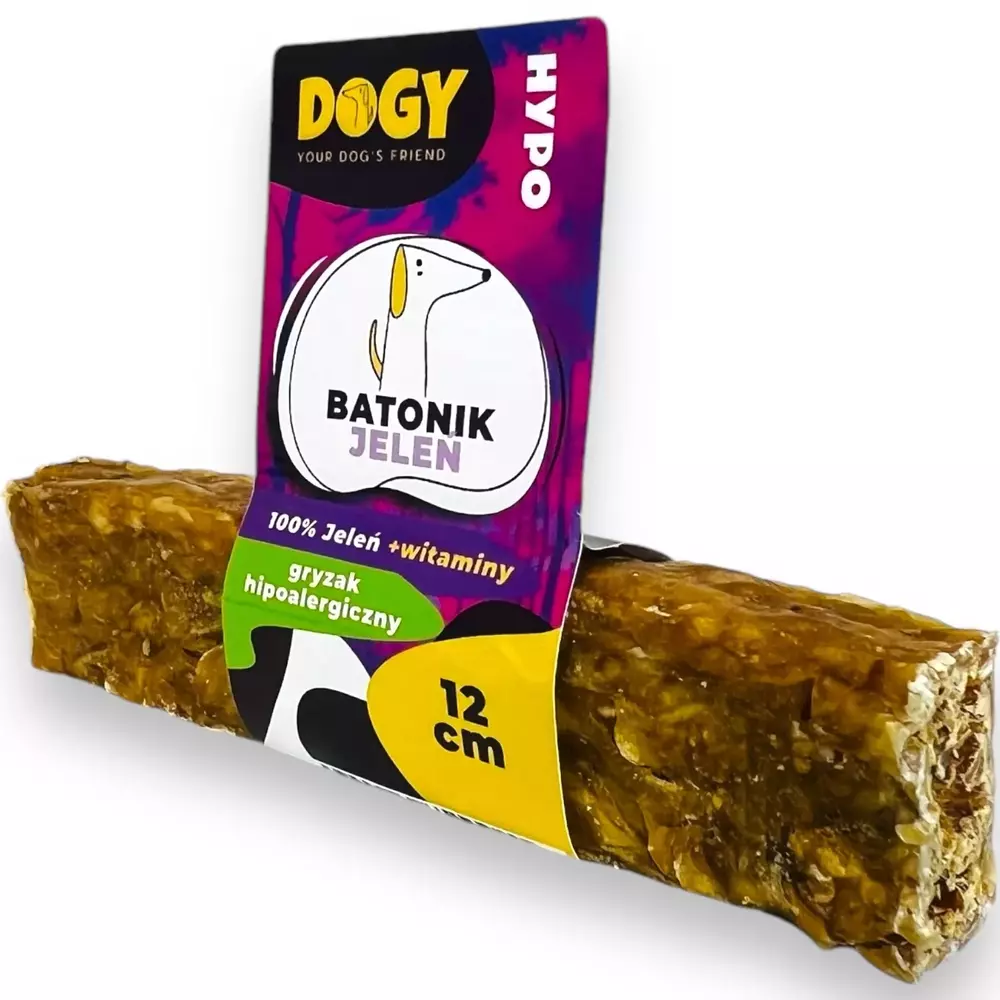 DOGY HYPO BATONIK JELEŃ Z DODATKIEM WITAMIN 12CM