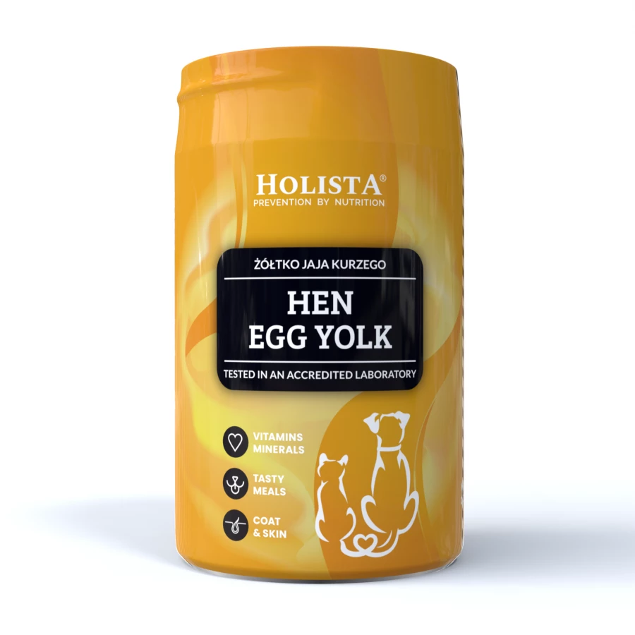 HOLISTA HEN EGG YOLK 120G - PASTERYZOWANE ŻÓŁTKA JAJ W PROSZKU