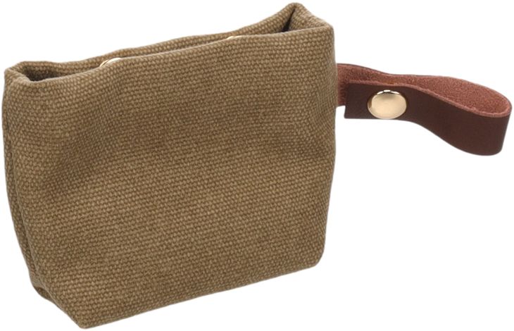 FLAMINGO POOP BAG HOLDER CAVNA KHAKI + 1 ROLL 7,7X3,5X10,5CM