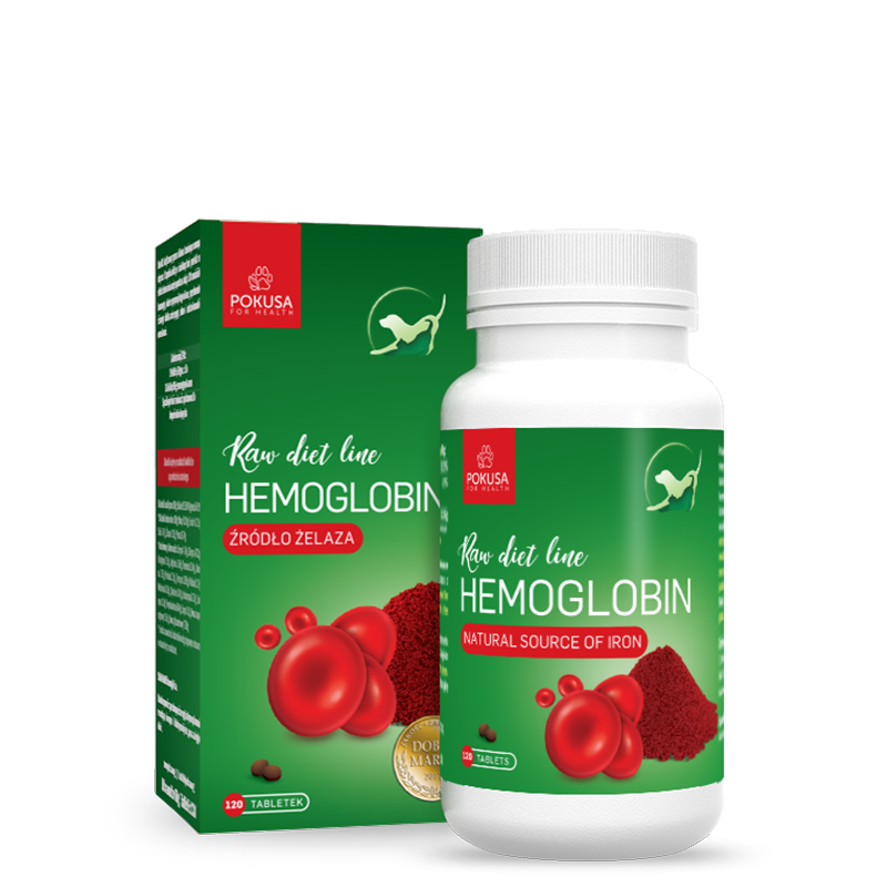 POKUSA RAW DIET LINE HEMOGLOBIN 120 TABLETEK