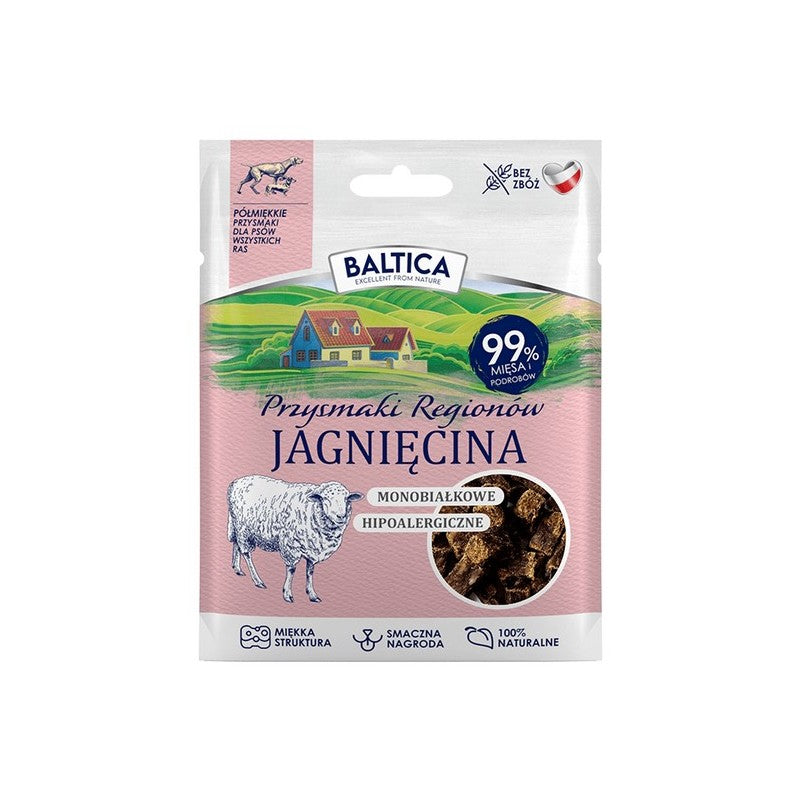 BALTICA SMAKI REGIONÓW PRZYSMAKI DLA PSA PÓŁMIĘKKIE JAGNIĘCINA 30G