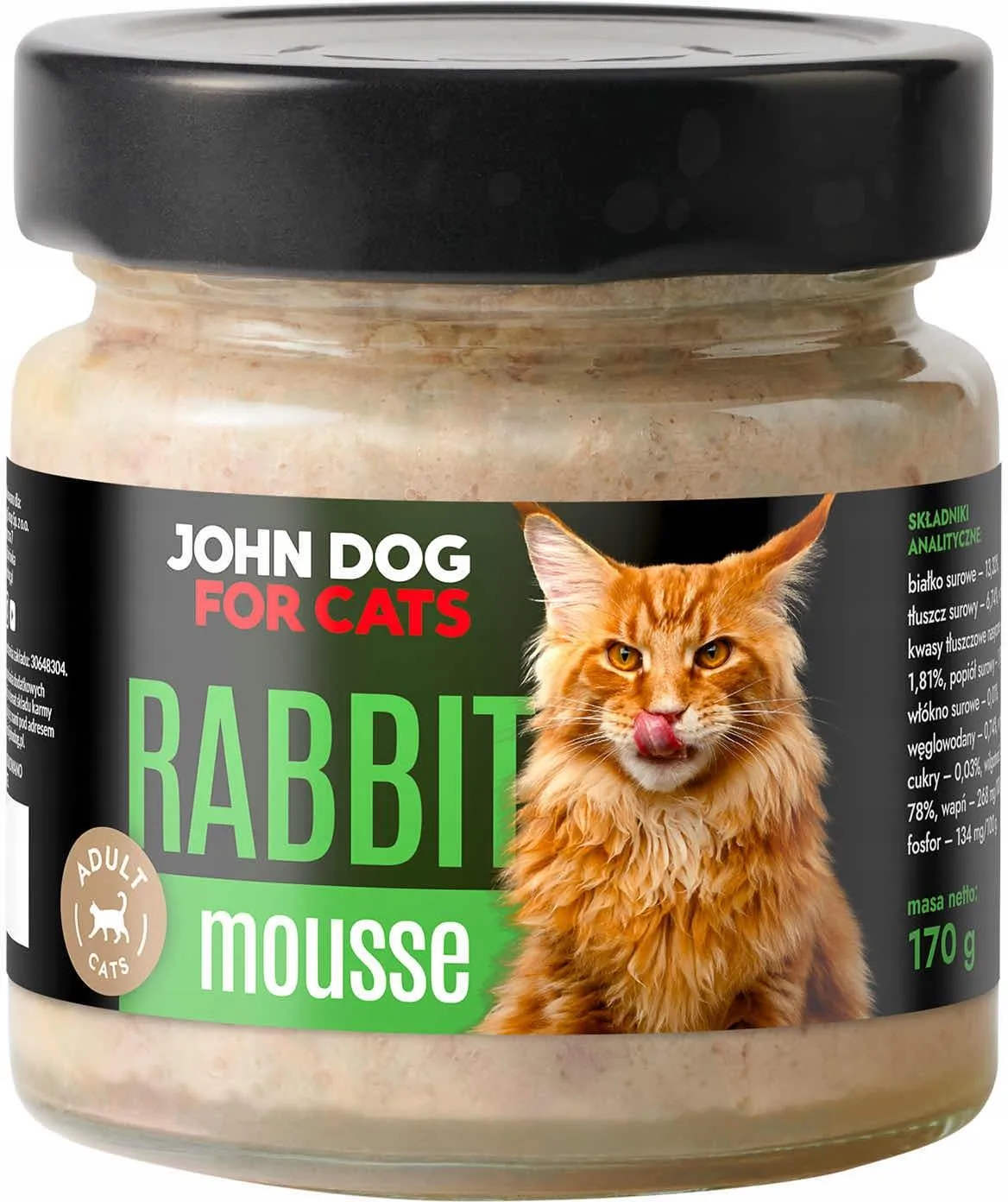 JOHN DOG MOKRA KARMA KOT GALARETKA KRÓLIK 100G