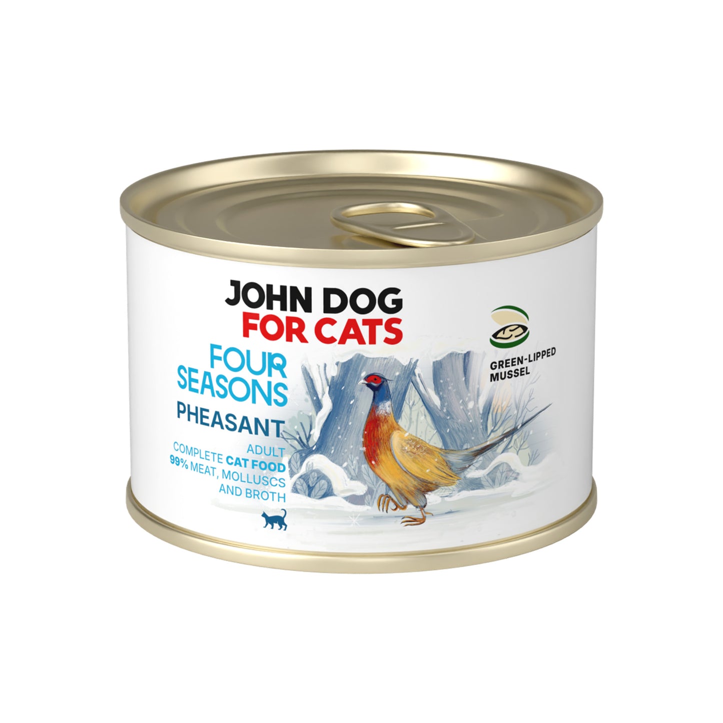 JOHN DOG FOR CATS FOUR SEASONS MOKRA KARMA KOT BAŻANT 185G