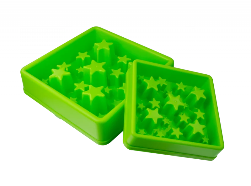 EAT SLOW LIVE LONGER STAR GREEN L