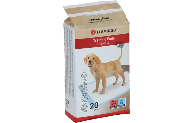 FLAMINGO TRAINING PAD PADY L 20PCS 90X60CM