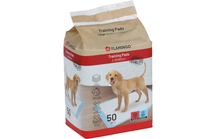 FLAMINGO TRAINING PAD PADY L 50PCS 90X60CM