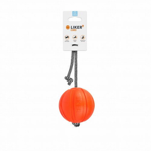 DOG TOY LIKER CORD 9- PIŁKA NA SZNURKU DLA PSA
