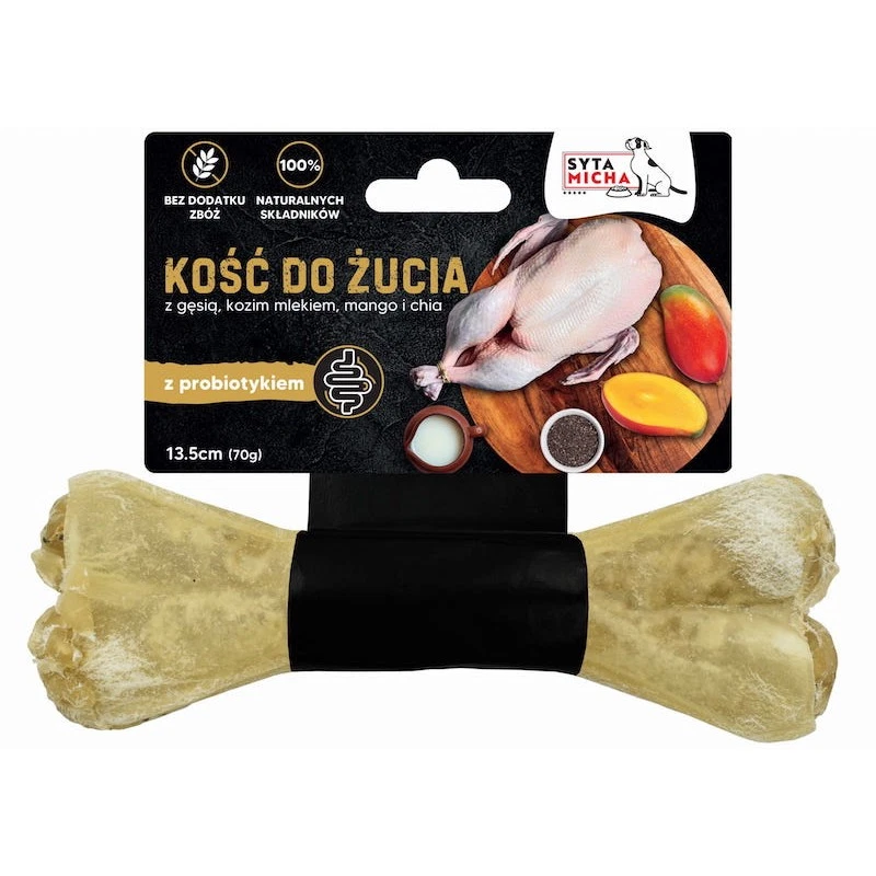 SYTA MICHA GRYZAK DLA PSA KOŚĆ Z PROBIOTYKIEM 13,5CM