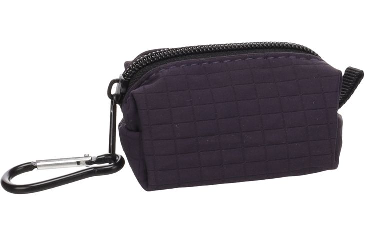 FLAMINGO POOP BAG HOLDER VIKA PURPLE + 1 ROLL 9X4X5,5CM