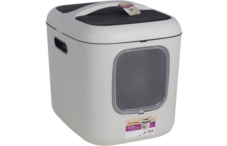FLAMINGO CAT TOILET ROMY WHITE 61,5X 50X57,5CM