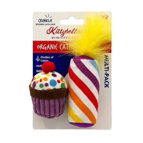 HUXLEY & KENT KITTYBELLES MEWOW CUPCAKE/CANDLE 2 PACK